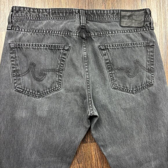 Adriano Goldschmied  The Matchbox Slim Straight Jeans Washed Black Men’s Size 33 - Picture 4 of 12